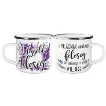 BÖGRE FÉM LEVENDULÁS "A LEGJOBB FELESÉG" 2F.