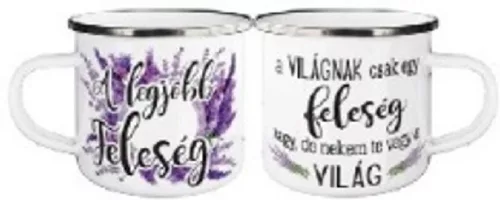 BÖGRE FÉM LEVENDULÁS "A LEGJOBB FELESÉG" 2F.