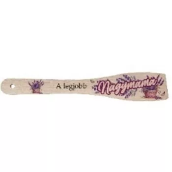   DEKOR FAKANÁL LEVENDULÁS 30CM "A LEGJOBB NAGYMAMA"