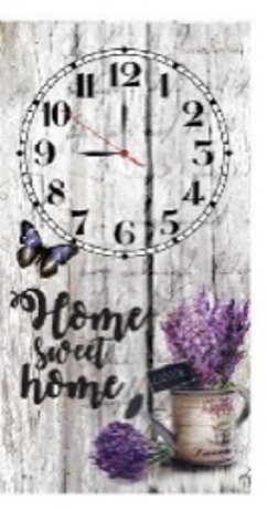 ÓRA LEVENDULÁS 27X50CM