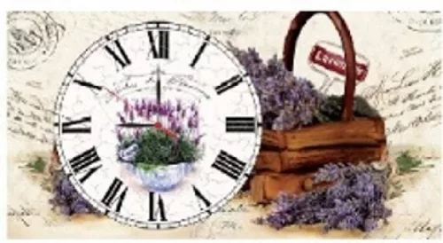 ÓRA LEVENDULÁS 27X50CM