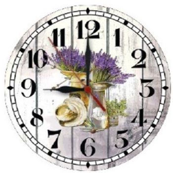 FALI ÓRA LEVENDULÁS 28CM