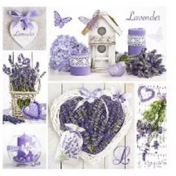 SZALVÉTA LEVENDULÁS 20DB 33X33CM