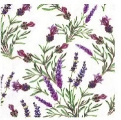 SZALVÉTA LEVENDULÁS 20DB 33X33CM