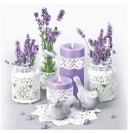 SZALVÉTA LEVENDULÁS 20DB 33X33CM