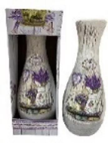 VÁZA LEVENDULÁS I. 20CM