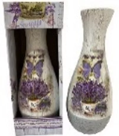 VÁZA LEVENDULÁS IV. 25CM