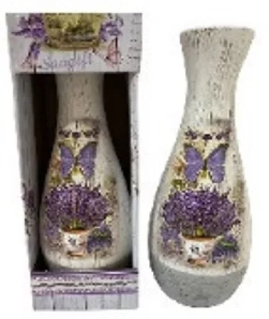 VÁZA LEVENDULÁS IV. 30CM