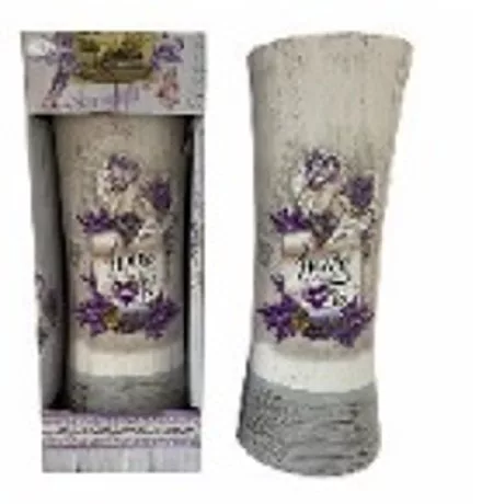 VÁZA EGYENES LEVENDULÁS II. 20CM