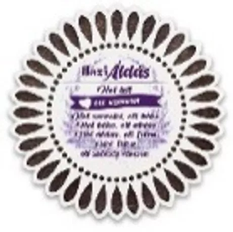 ALÁTÉT FA LEVENDULÁS 19X19CM "HÁZI ÁLDÁS"