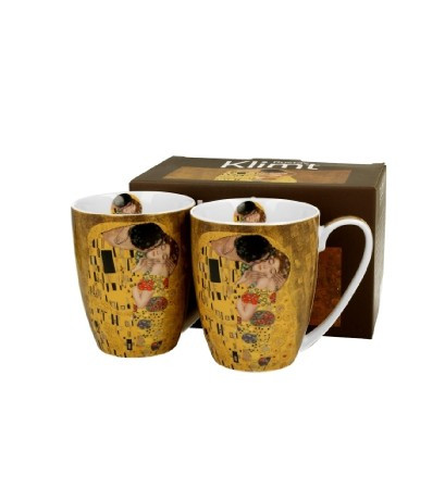 BÖGRE SZETT PORCELÁN 2DB-OS 360ML KLIMT KISS