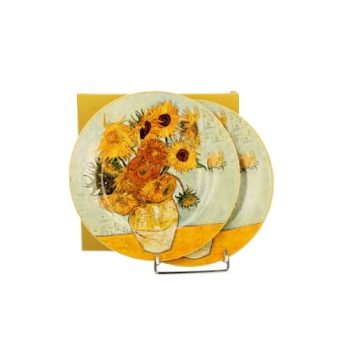 DESSZERT TÁNYÉR SZETT 2DB-OS 19CM V.V.GOGH NAPRAFORGÓK