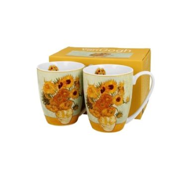 BÖGRE SZETT PORCELÁN 2DB-OS 360ML V.V.GOGH NAPRAFORGÓK