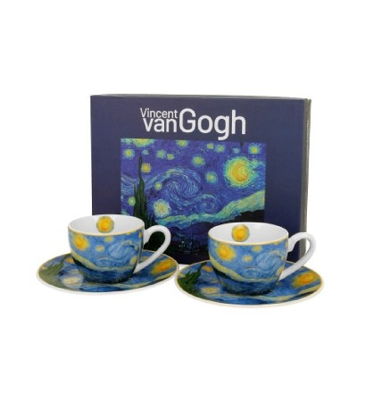 DESSZERT TÁNYÉR SZETT 2DB-OS 19CM V.V.GOGH CSILLAGOS ÉJ