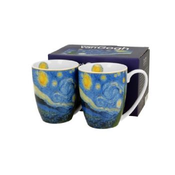 BÖGRE SZETT PORCELÁN 2DB-OS 360ML V.V.GOGH CSILLAGOS ÉJ