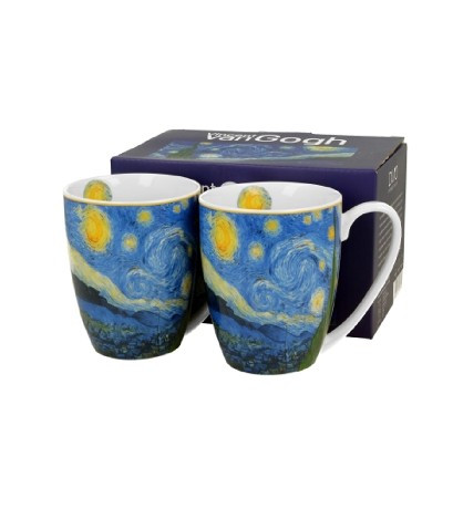 BÖGRE SZETT PORCELÁN 2DB-OS 360ML V.V.GOGH CSILLAGOS ÉJ