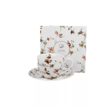 CSÉSZE+ALJ PORCELÁN 250ML SAFA