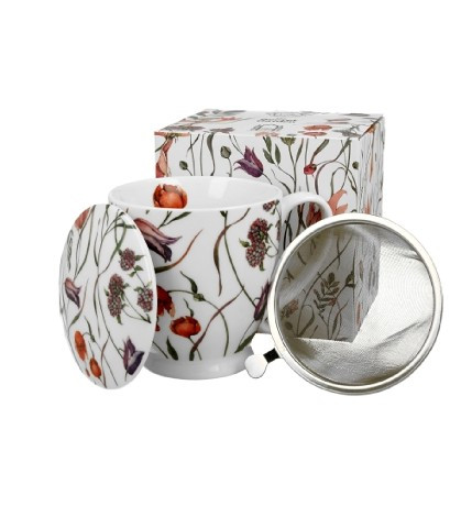 BÖGRE SZŰRŐS PORCELÁN 510ML VIRÁG - MEADOW