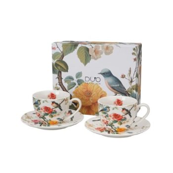 TEÁSKÉSZLET 2 SZEMÉLYES CSÉSZE+ALJ 270 ML APRIL