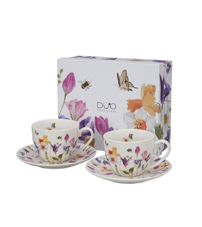 TEÁSKÉSZLET 2 SZEMÉLYES CSÉSZE+ALJ 270 ML MAY