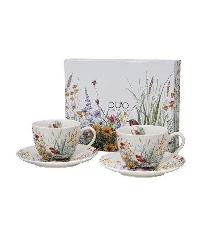 TEÁSKÉSZLET 2 SZEMÉLYES CSÉSZE+ALJ 270 ML JULY