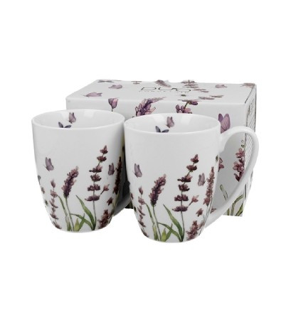 BÖGRE SZETT PORCELÁN 2DB-OS 360 ML CLASSIC LAVENDER