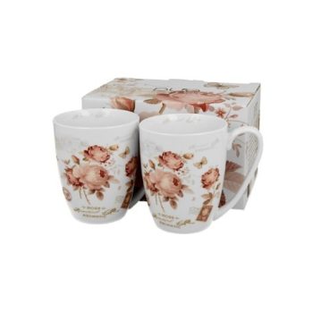 BÖGRE SZETT PORCELÁN 2DB-OS 360 ML SECESSION