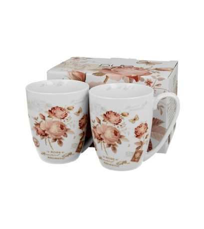 BÖGRE SZETT PORCELÁN 2DB-OS 360 ML SECESSION