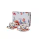 KÁVÉSKÉSZLET 2 SZEMÉLYES CSÉSZE+ALJ 110 ML SPRING