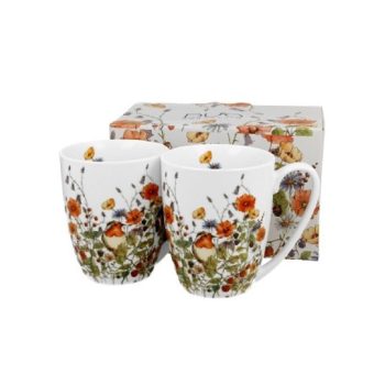 BÖGRE SZETT PORCELÁN 2DB-OS 360 ML WILD BIRD