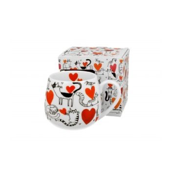 BÖGRE HORDÓS 430ML MACSKÁS - SZÍV