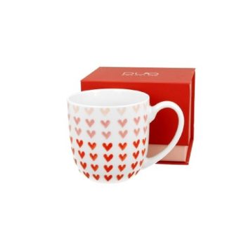 CSÉSZE+ALJ PORCELÁN 380ML SZÍV APRÓ