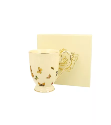 BÖGRE PORC. ECRU BUTTERFLIES 400ML