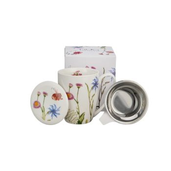 BÖGRE PORC. FÉM SZŰRŐVEL COLORS OF NATURE 360ML