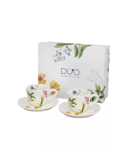 MOKKÁS CSÉSZE+ALJ SZETT PORC. 2SZ. COLORS OF NATURE 80ML