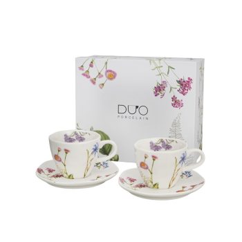 CSÉSZE+ALJ SZETT PORC. 2SZ. COLORS OF NATURE 200ML