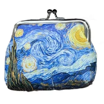 PÉNZTÁRCA 11X10CM CSILLAGOS ÉJ VAN GOGH