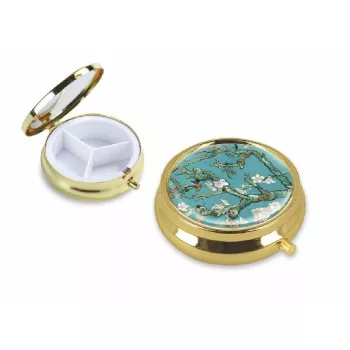 TABLETTÁS DOBOZ 6CM MANDULAVIRÁGZÁS VAN GOGH