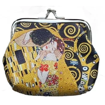 PÉNZTÁRCA 11X10CM KISS KLIMT