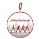 ALÁTÉT KERÁMIA - BOLDOG KARACSONYT 16CM