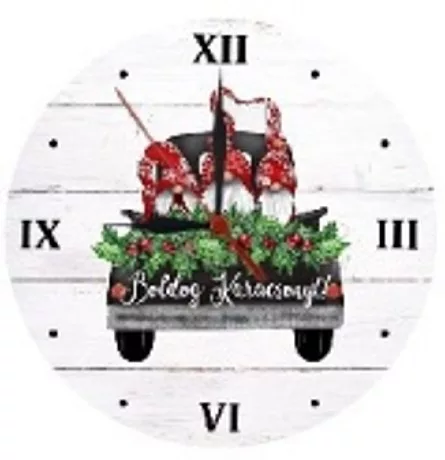 FALIÓRA-KARÁCSONYI DEKORÁCIÓ - BOLDOG KARACSONYT! 28CM
