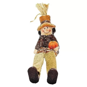 DÍSZ FIGURA LÓGÓ LÁBÚ POLIREZIN 4X18CM