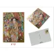 KÉPESLAPKÉSZLET KLIMT 12DB-OS 10,5X14,8CM