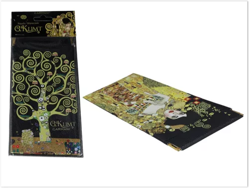 SZEMÜVEGTOK TASAK  KLIMT 9X18CM