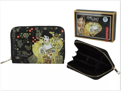 PÉNZTÁRCA CIPZÁROS KLIMT 14,5X9,5X2,7CM