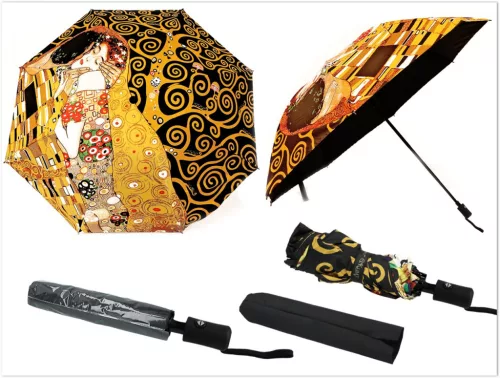 AUTOMATA ESERNYŐ, ÖSSZECSUKHATÓ - G. KLIMT, A CSÓK ÉS AZ ÉLET FÁJA (KÍVÜL DEKORÁ