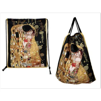 HÁTITÁSKA - G. KLIMT, A CSÓK 36X43CM