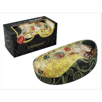 SZEMÜVEGTOK - G. KLIMT, A CSÓK 16X7X7CM
