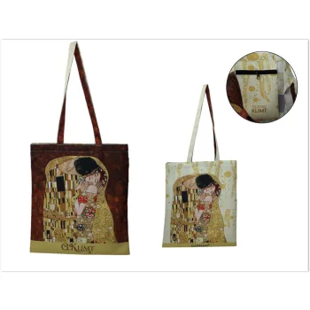 VÁLLTÁSKA - G. KLIMT, A CSÓK  39X44 CM
