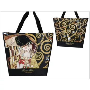 TRAPÉZ TÁSKA - G.KLIMT, A CSÓK, A FA 46X11X38CM